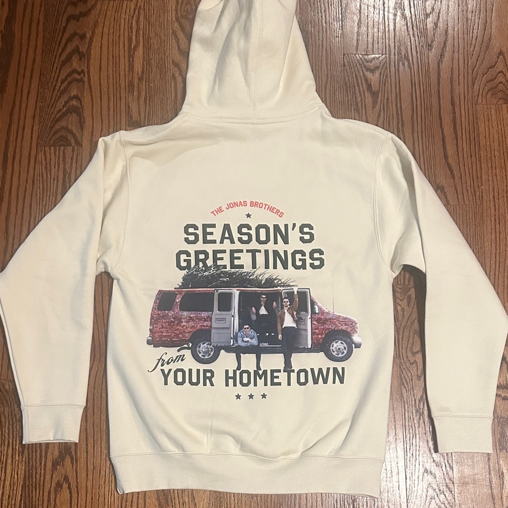 Jonas Brothers Season's Greetings Jonas Hoodie Christmas